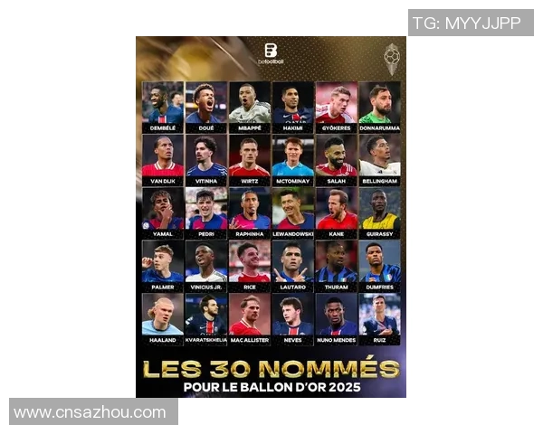 2025年全球最受欢迎足球明星榜单 谁将成为球迷心中的第一人